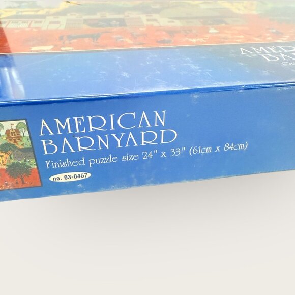 American Barnyard 1500 Piece Jigsaw Puzzle By Bits & Pieces New Sealed - Picture 3 of 4